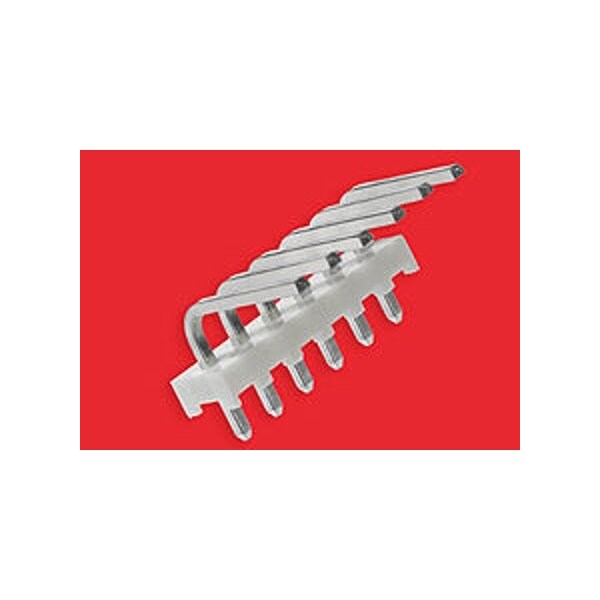 Molex Board Connector, 11 Contact(S), 1 Row(S), Male, Right Angle, Solder Terminal, Locking, Natural 26603110 - main